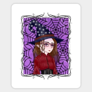 Modern Witch with Vintage Flair Magnet